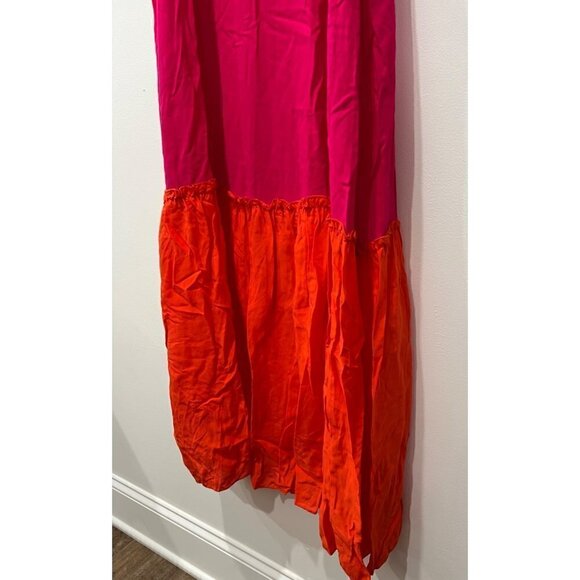 NEW Elan Size XL Maxi Dress Cover Up Tie Front Ruffled Layered Dress Beach Wear - Picture 10 of 10